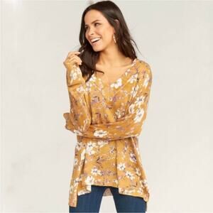 Show Me Your MuMu Cliffside V-Neck Floral Sweater M Fliritin‎ Floral
